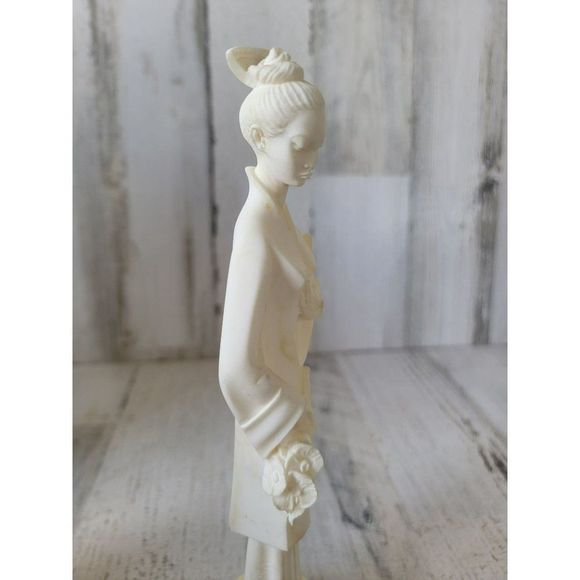 Golden Crown geisha‎ fan flower E&R Italy figure collectible - Picture 5 of 12